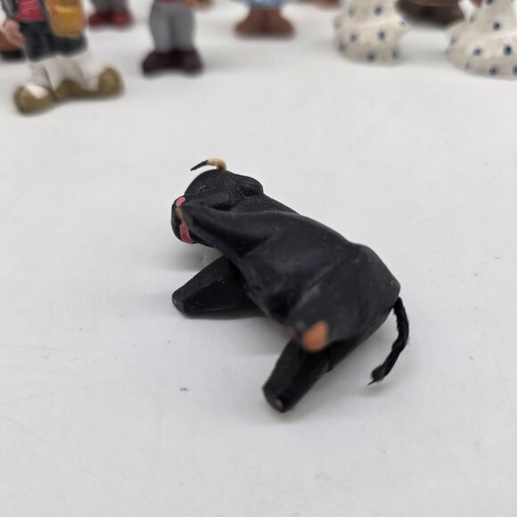 VTG Retro 70’s Red Clay Mud People 2” Terra Cotta Mini Figures Spain Lot of 12 - Picture 6 of 8